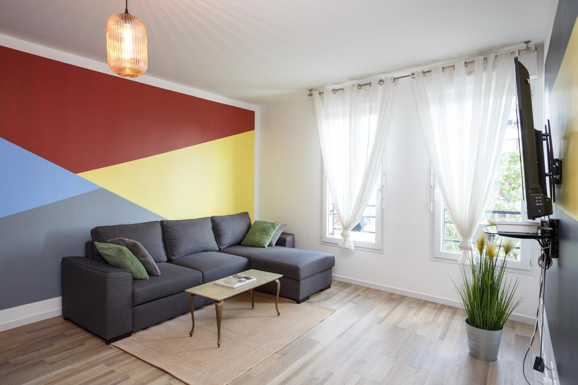 Appartement Cosy Pres De Paris Avec Vue Sur La Tour Eiffel - Parking & Wifi أورْجونْتُيْ المظهر الخارجي الصورة