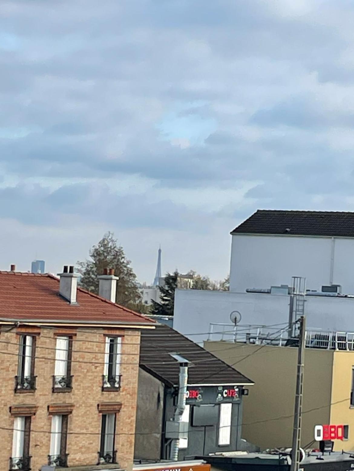 Appartement Cosy Pres De Paris Avec Vue Sur La Tour Eiffel - Parking & Wifi أورْجونْتُيْ المظهر الخارجي الصورة